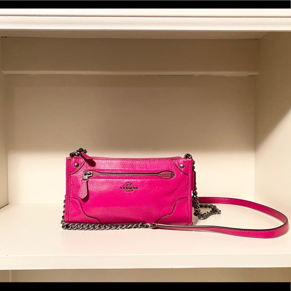 Coach Handbags - SOLD NEW Pink Leather Coach purse
